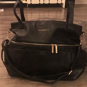 Honest baby bag black